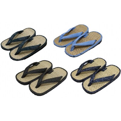 呉服屋さんの七島イ雪駄(男性用フリーサイズ)・通_29217A