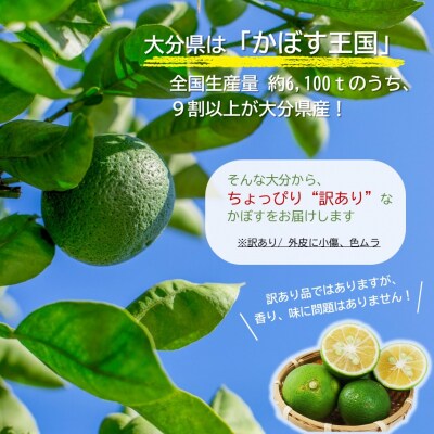 【訳あり】大分県産 露地かぼす 2kg_2612R-1