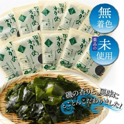 ＼テレビで紹介されました!/便利で嬉しい!国東カットわかめを大漁40パック_0005N