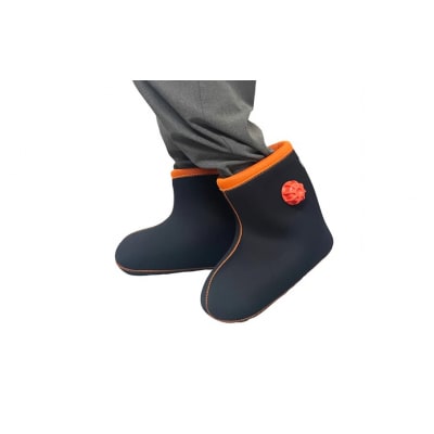 クロッツやわらか湯たんぽ 足用タイプ 底あり(ブラック/Mサイズ)_2640R-4