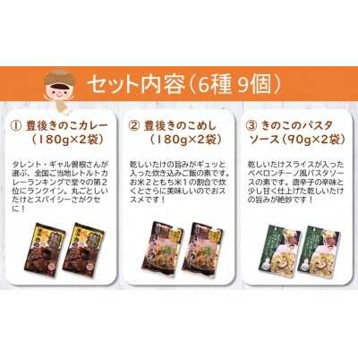 どれも美味しい!大分きのこの加工品セット 大分県 椎茸 乾しいたけ ストック 加工品_2652R