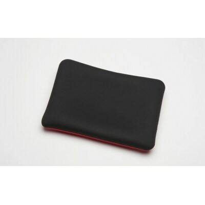 クロッツやわらか湯たんぽ/長方形タイプ レッド×ブラック_2644R-1