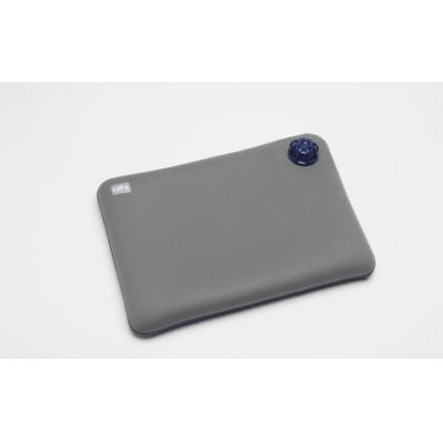 クロッツやわらか湯たんぽ/長方形タイプ グレー×ネイビー_2644R-2