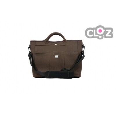 クロッツ バッグ 防水素材 3ポケトート(持手短)(ブラウン)_2662R-3
