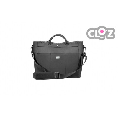 クロッツ バッグ 防水素材 3ポケトート(持手短)(チャコール)_2662R-4