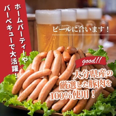 パリッと食べ放題!大分県産豚の絶品あらびきウインナー(450g×4P)_0037N-2