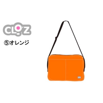 クロッツバッグ 防水素材 カラーズクラッチ オレンジ_2664R-5