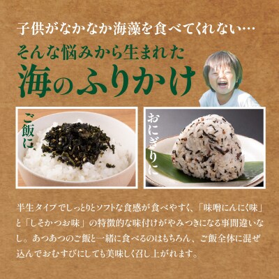 ごはんが進む!海のふりかけ 6袋(わかめ3・ひじき3) 半生 ソフトタイプ_2515R-4