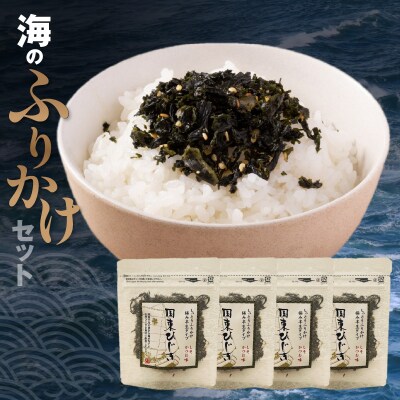 ごはんが進む!海のふりかけ 4袋(ひじきのみ) 半生 ソフトタイプ_2515R-7