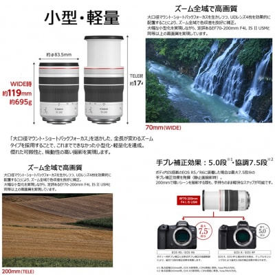 【Canon】 キヤノン 交換レンズ RF70-200mm F4 L IS USM_0067C