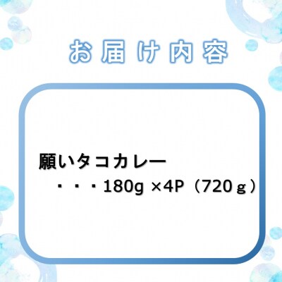 道の駅くにみの願いタコカレー4袋_2802R-2