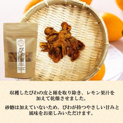 国東産「びわの実ドライフルーツ」砂糖不使用 20g×3袋_2778R