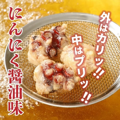 テレビで紹介されました!漁師が作る本格派!にんにく醤油味のたこ唐揚げ計490g_29241A-2