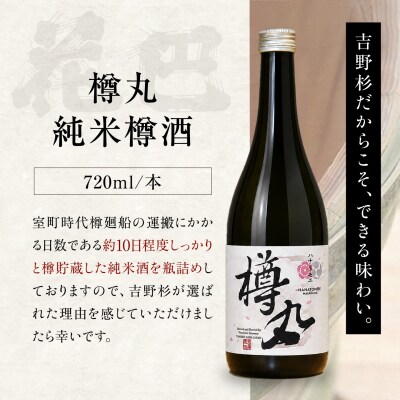「百年杉木桶仕込み」「樽丸純米樽酒」720ml2本セット