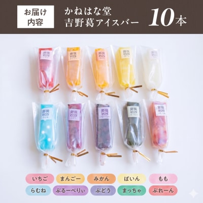 吉野葛アイスバー10本入り