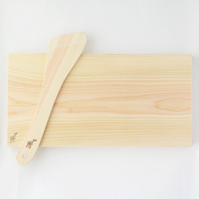 吉野桧まな板18・ターナセット