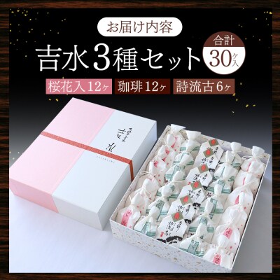 葛湯3種(桜花・珈琲・誌流古)30ケ入り