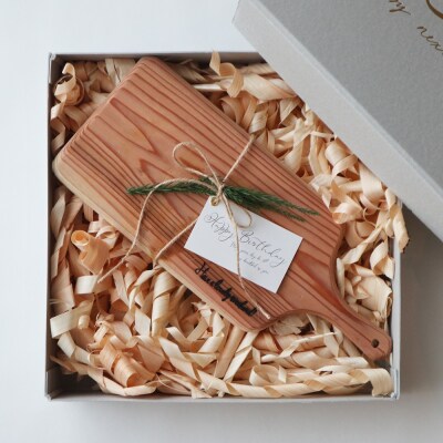 吉野杉のビストロボード(化粧箱入り)