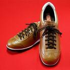 レザーカジュアルシューズ(キャメル)/28cm