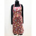 【福祉施設提供】エプロン(ピンク系)とふきんのセット