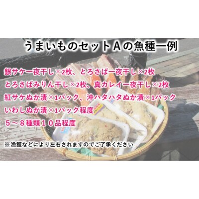 干物詰合せ(5~8種/10品程度)定期便「うまいものセットA×3ヵ月」[No.5685-1497]