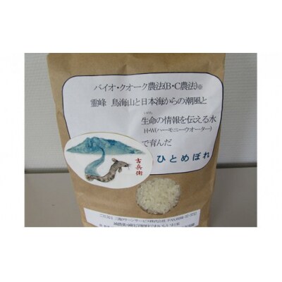 B.C農法で栽培 減農薬・減化学肥料のひとめぼれ 2kg [No.5685-1820]