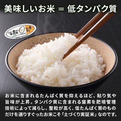 定期便 5kg×7ヶ月 大粒で低タンパクなひとめぼれ 土づくり実証米[No.5685-2073]
