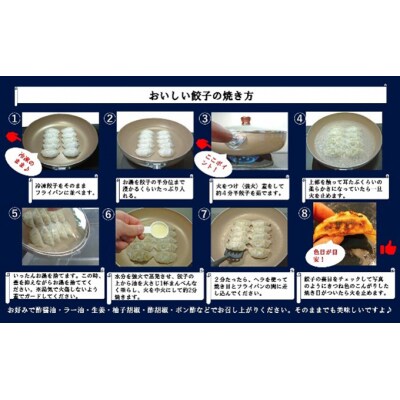 老舗食堂の復刻肉餃子 64個(8×8パック 小分け 冷凍)[No.5934-0290]