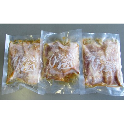 比内地鶏 900g×7ヶ月 ピリ辛みそ味 150g×6 小分け 定期便[No.5685-2111]