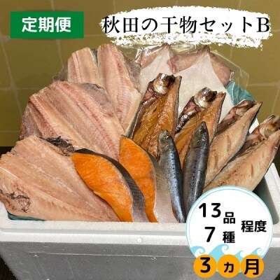 干物 セット 7種類13品程度 定期便 3ヶ月 うまいものセット[No.5685-2732]