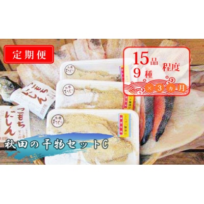 干物セット 15品9種程度×3ヶ月 定期便 干物詰め合わせ[No.5685-2740]