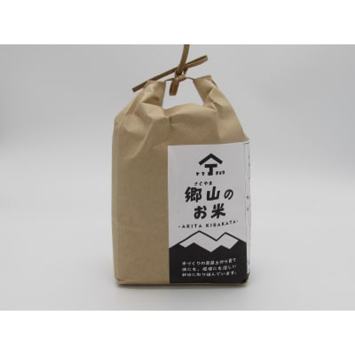 2kg×4ヶ月 ササニシキ(玄米) 郷山のお米 定期便 4回[No.5685-2297]