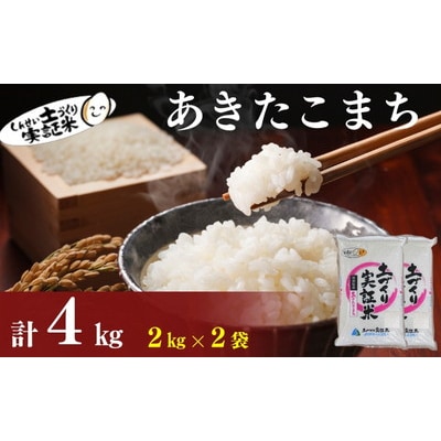 秋田県産 あきたこまち 4kg (2kg×2) 令和7年産[No.5934-0793]