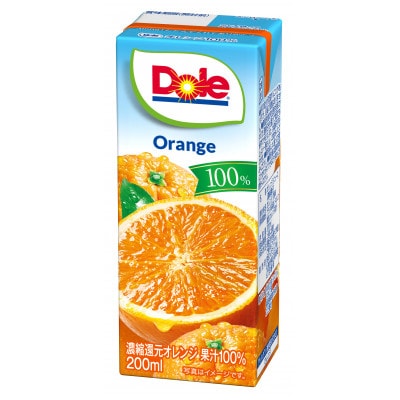 ドール　オレンジ100%(200ml)1ケース(18本)