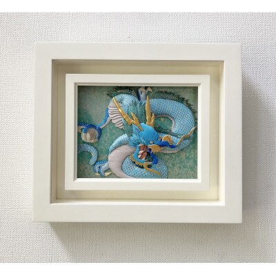 押絵伝統工芸品　水龍　小