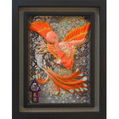 押絵伝統工芸品　朱雀　大