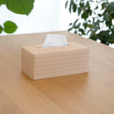 暮らしを彩る道具 バンドシー ティッシュケース Grande ベージュ [AR107]