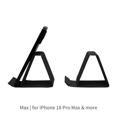 暮らしを彩る道具 バンドシー スマホスタンド Max ブラック [AR176]