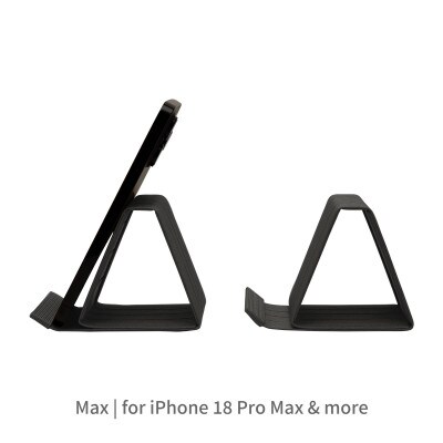 暮らしを彩る道具 バンドシー スマホスタンド Max チャコールグレー [AR179]