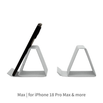 暮らしを彩る道具 バンドシー スマホスタンド Max ライトグレー [AR180]
