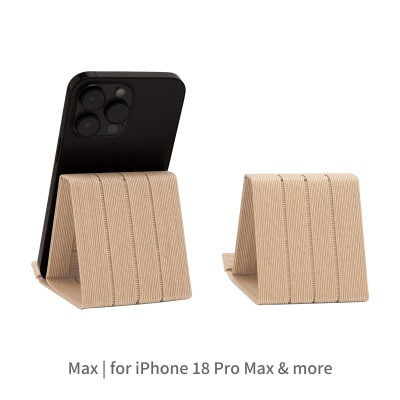 暮らしを彩る道具 バンドシー スマホスタンド Max ベージュ [AR182]
