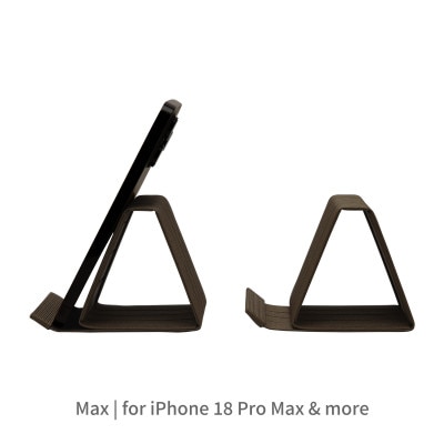 暮らしを彩る道具 バンドシー スマホスタンド Max ダークブラウン [AR183]