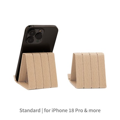 【さとふる限定】バンドシー スマホスタンド Standard 2個セット ベージュ [AR196]