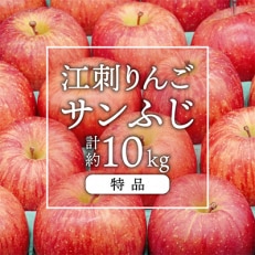 江刺りんご サンふじ 約10kg 【12月中旬より出荷】特品 訳あり 糖度14度以上 [AQ012]