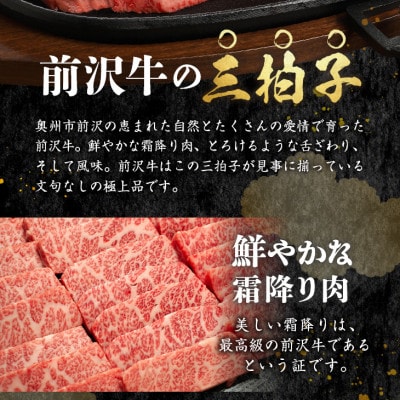 【冷凍】前沢牛希少部位ステーキと黒毛和牛ホルモンセット [ME029]