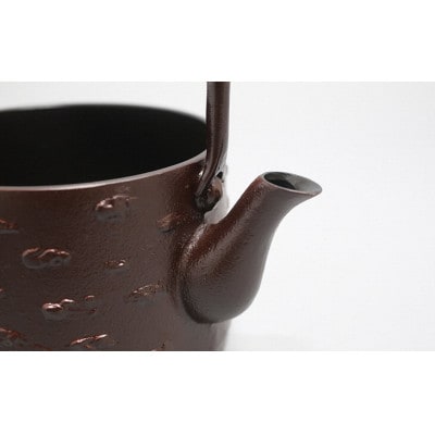 南部鉄器 鉄瓶 桜皮寸筒 1.0L 伝統工芸品 [BS026]