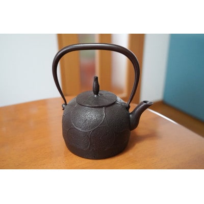 南部鉄器 鉄瓶 棗輪 1.2L 【伝統工芸士 佐藤圭 作】 [Y0061]