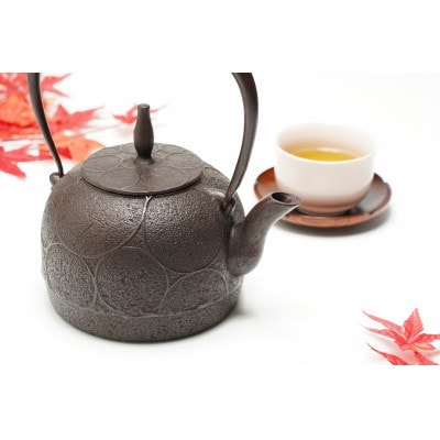 南部鉄器 鉄瓶 棗輪 1.2L 【伝統工芸士 佐藤圭 作】 [Y0061]