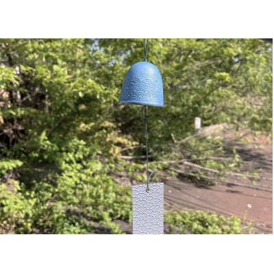 南部鉄器 風鈴 青海波 【及甚 作】 伝統工芸品 [Y0127]