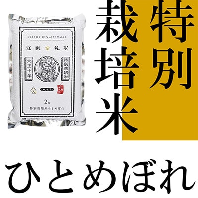 【精米】江刺金札米ひとめぼれパック米 2kg×5袋　令和6年産 特別栽培米 [A0041]　